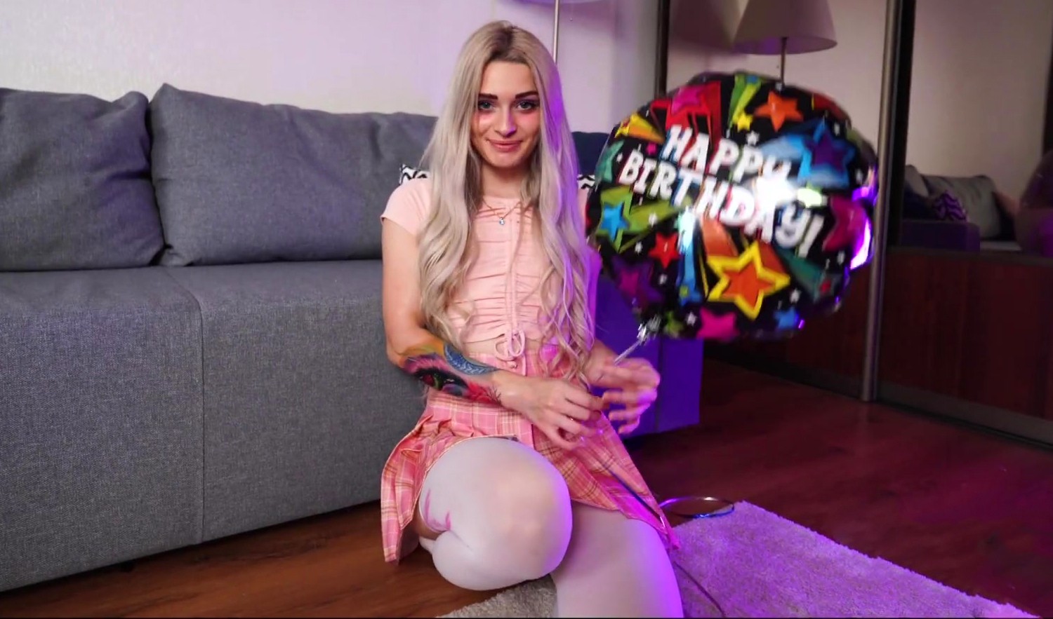 A boy from St. Petersburg, on his own initiative, fucks his eighteen-year-old sister as a birthday present